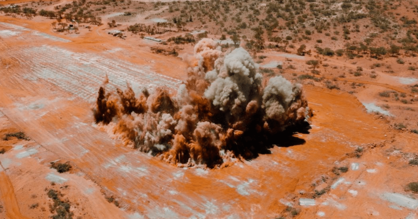 Liontown has successfully fired first blast at its Mt Mann open pit in Western Australia.